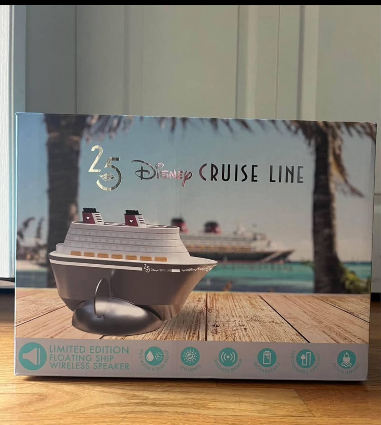 Disney Cruise Line 25th Anniversary Limited Edition Floating Ship Wireless Speaker