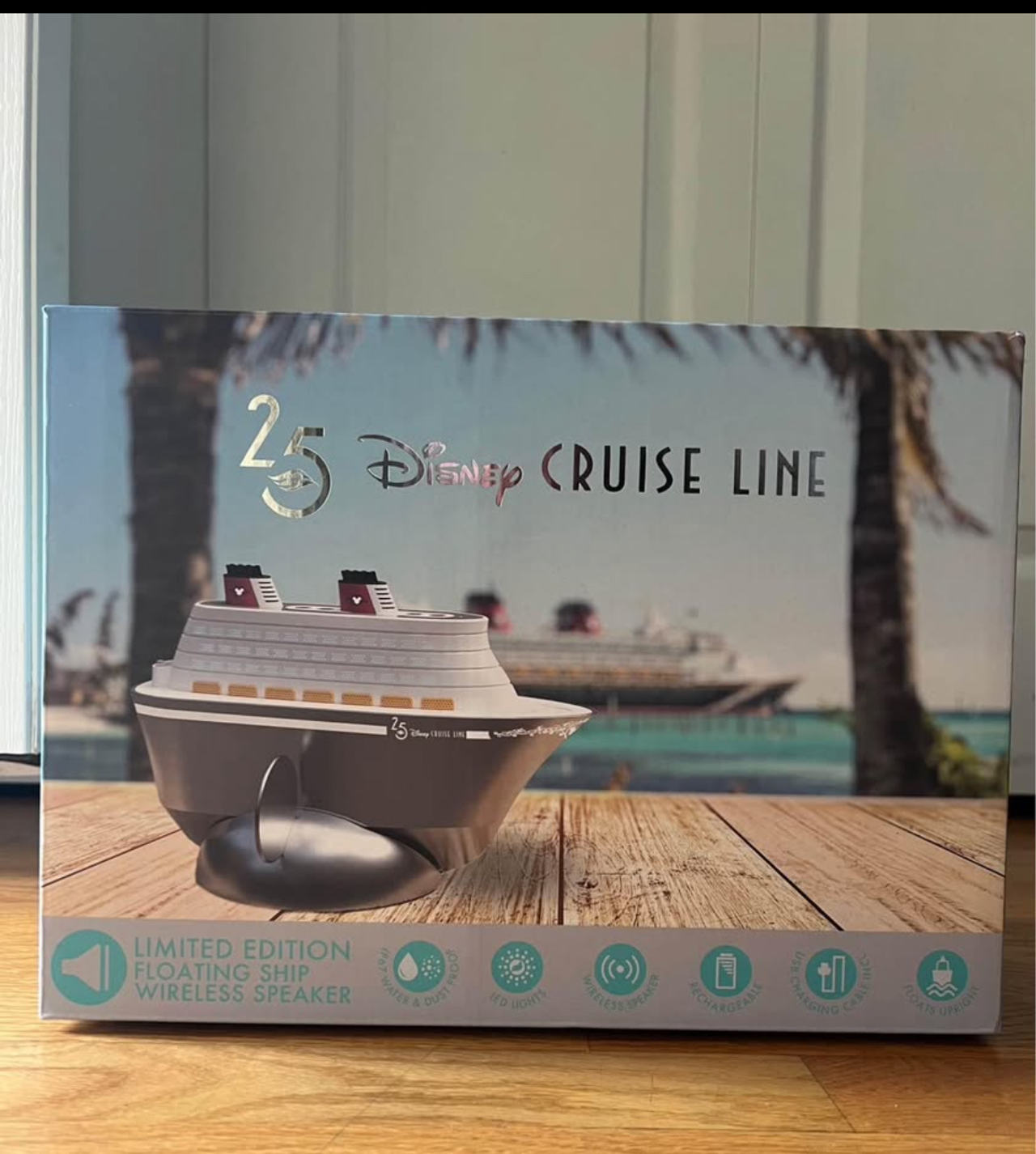 Disney Cruise Line 25th Anniversary Limited Edition Floating Ship Wireless Speaker