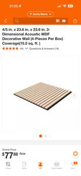 3D Acoustic MDF Wall Panel Decor 5 packs of 4 - Image 3
