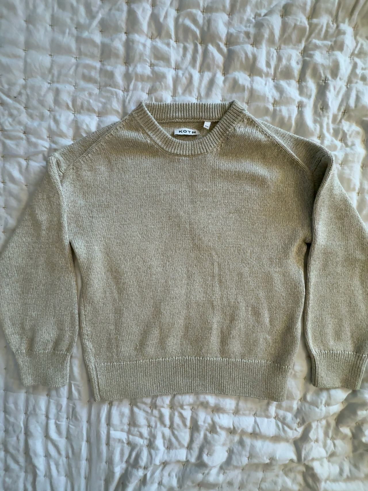KOTN Linen color Crewneck Knit Sweater