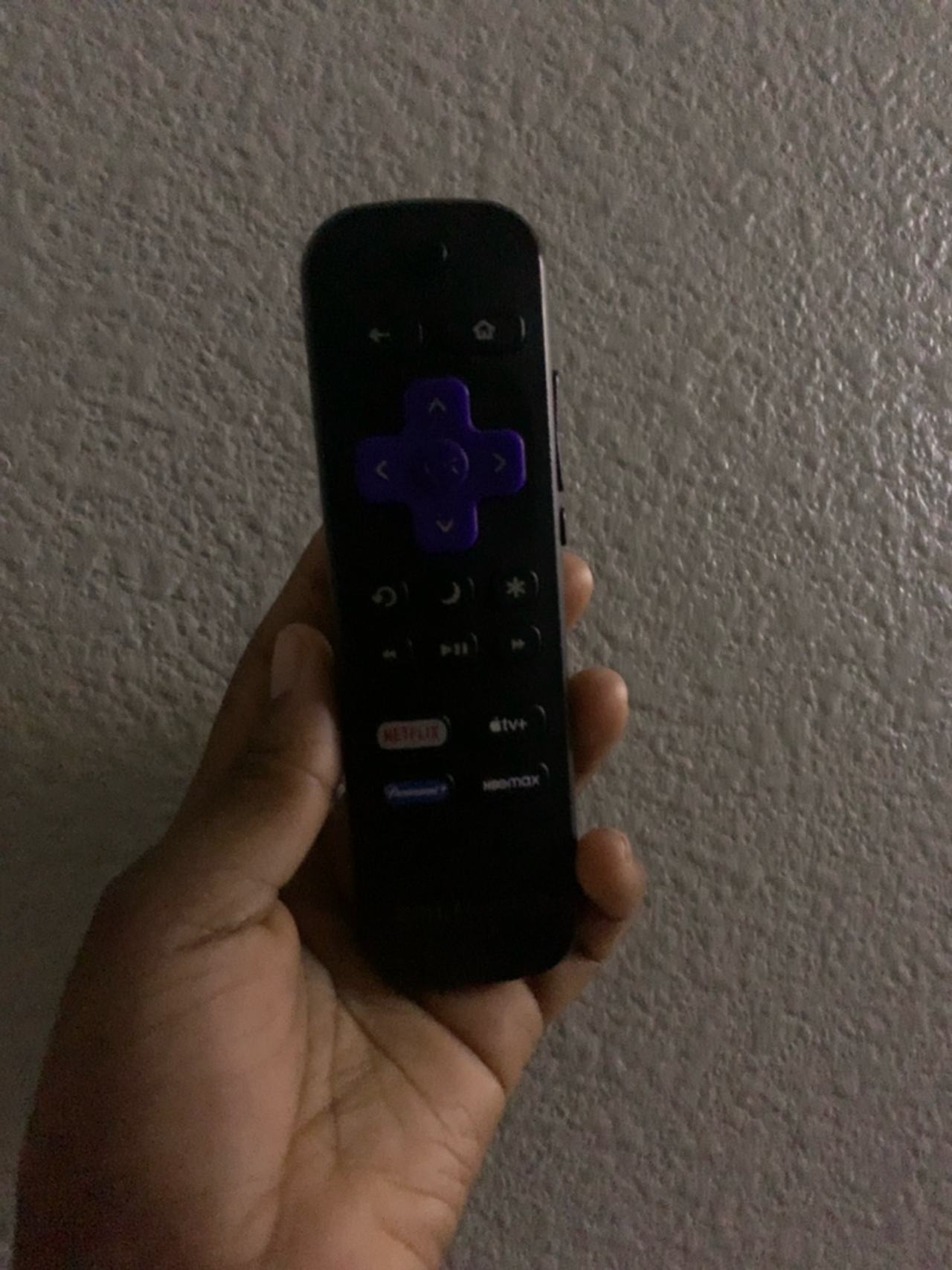 Roku Remote Control Black