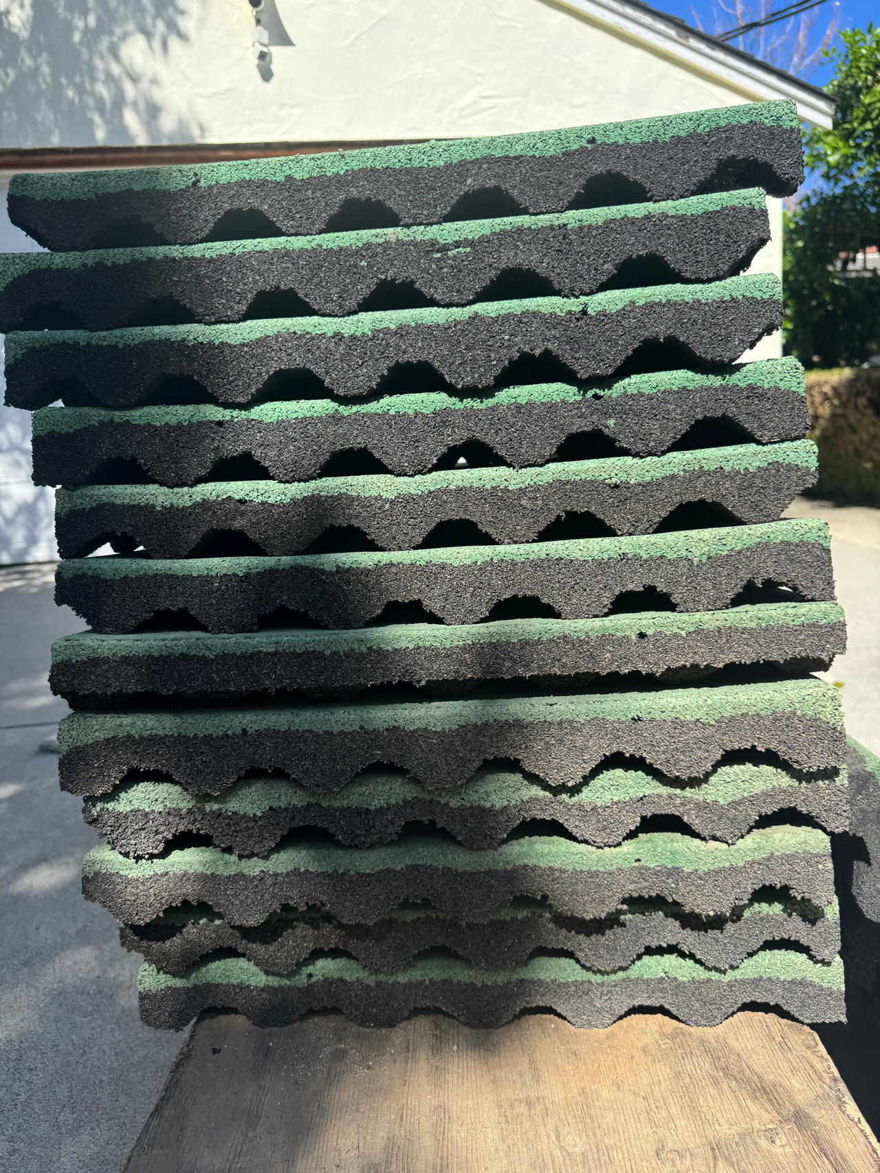 Rubber Playground Safety Tiles