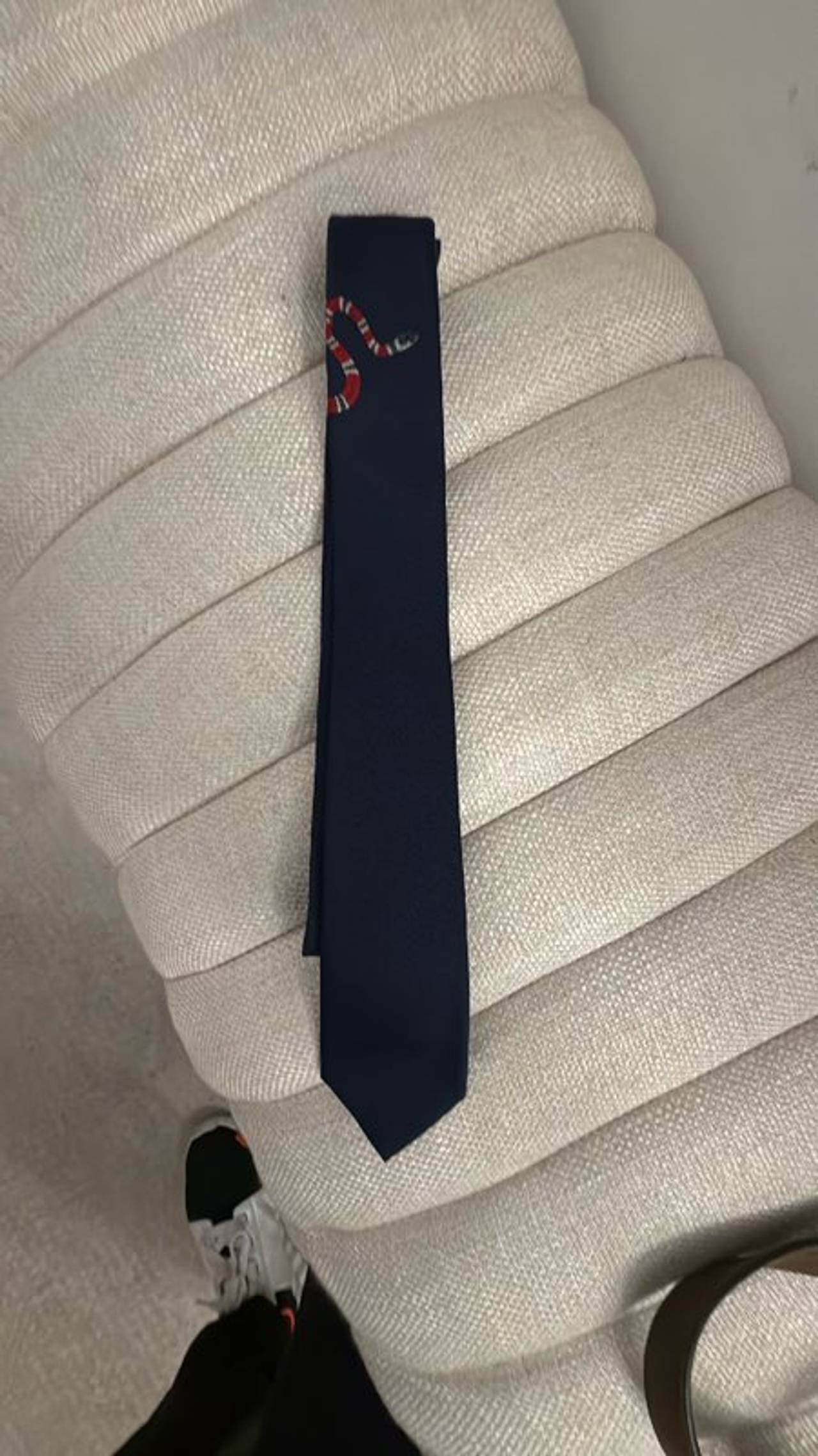 Gucci Snake Print Tie