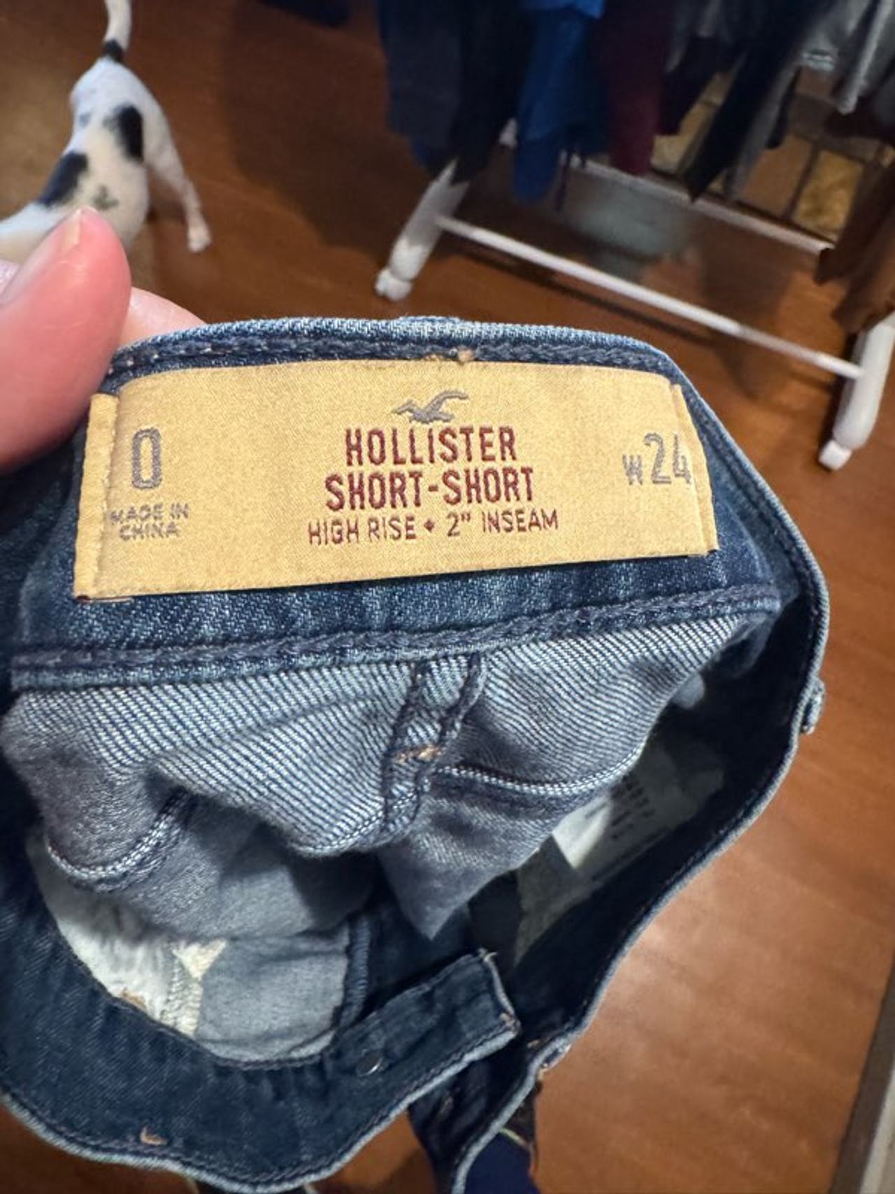 Hollister Short-Short High Rise Denim Shorts