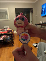 Nanco Pink Big Eyed Plush Snake - Image 1