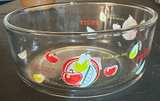 Anchor Hocking Fruit Pattern Mixing Bowl 1 Qt - Image 1