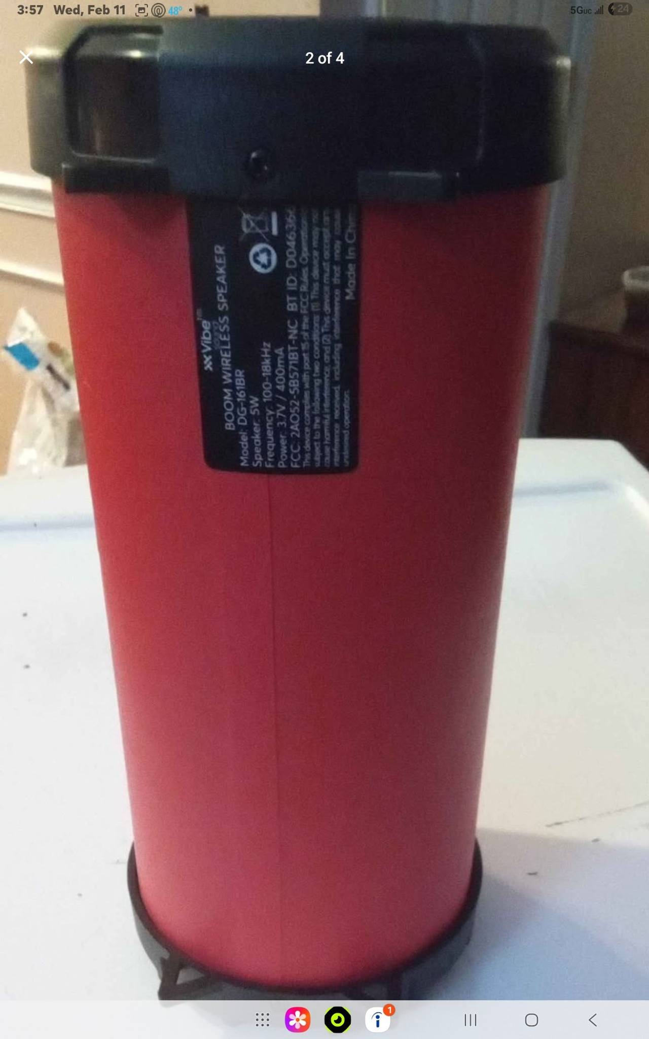 Vivitar Boom Wireless Speaker DG-161BR