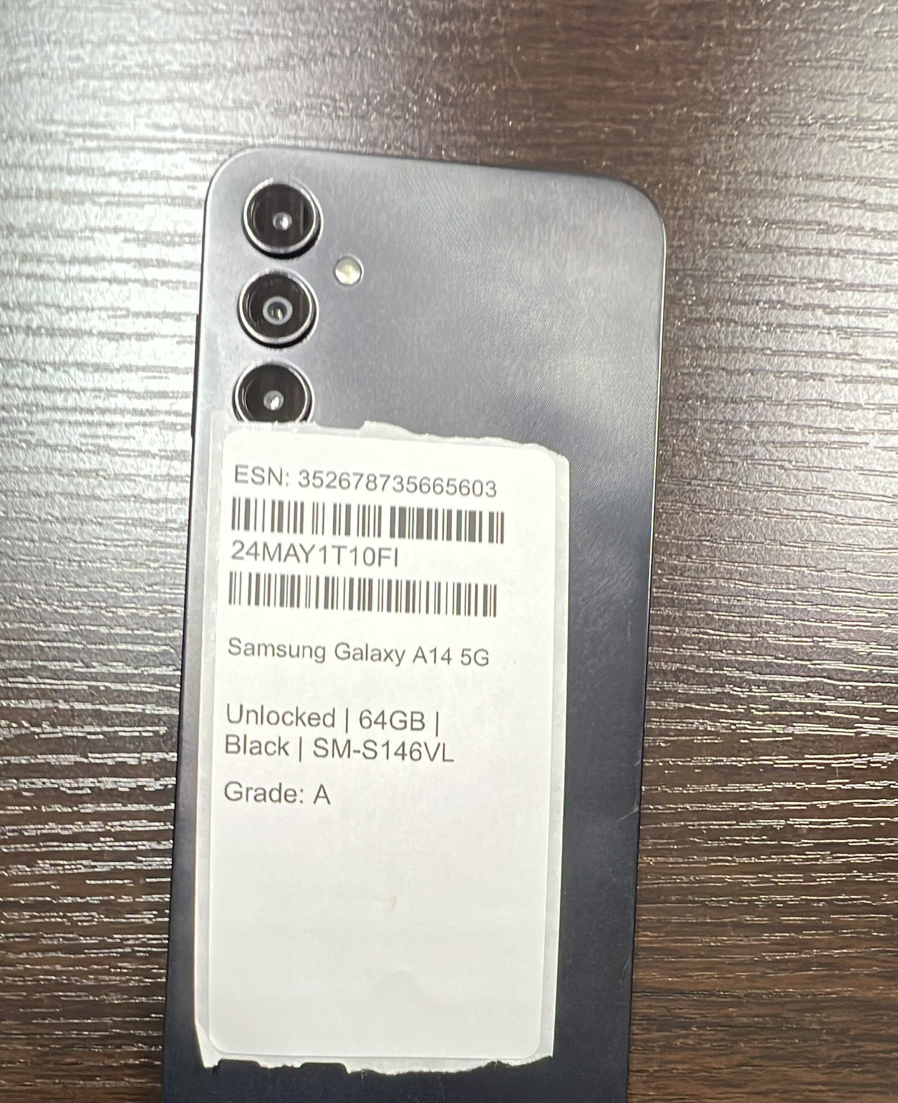 Samsung Galaxy A14 5G 64GB Black Unlocked A