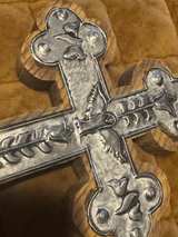 Antique Russian Large Blessing Cross 19th Century - Image 3
