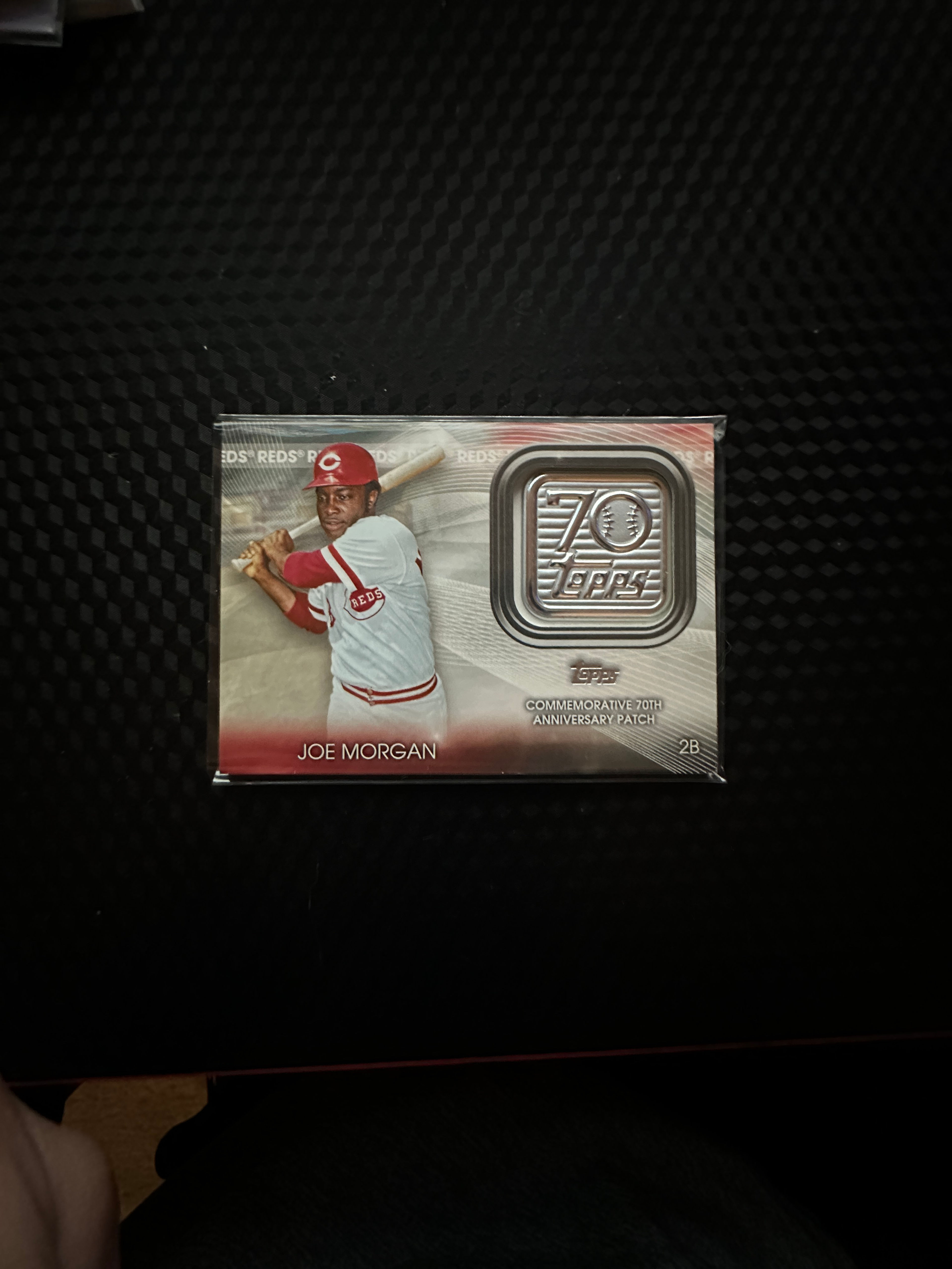 Topps 70th Anniversary Commemorative Patch Card - Joe Morgan