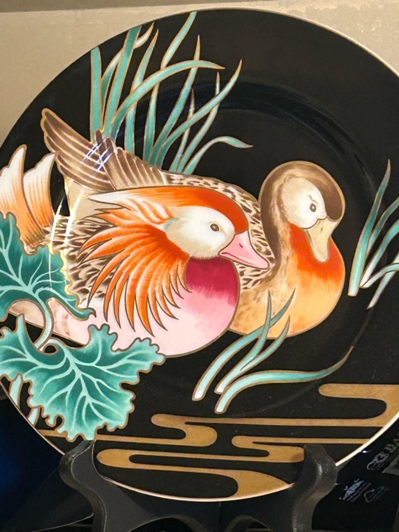 Fitz & Floyd Mandarin Marsh Salad Plate