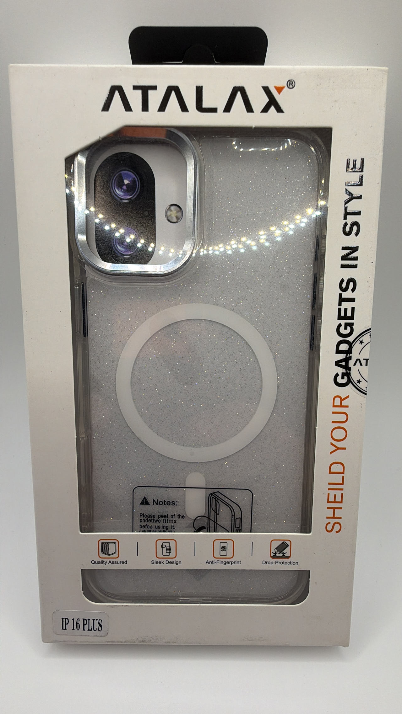 Atalax MagSafe Compatible Glitter Case for iPhone 16 Plus