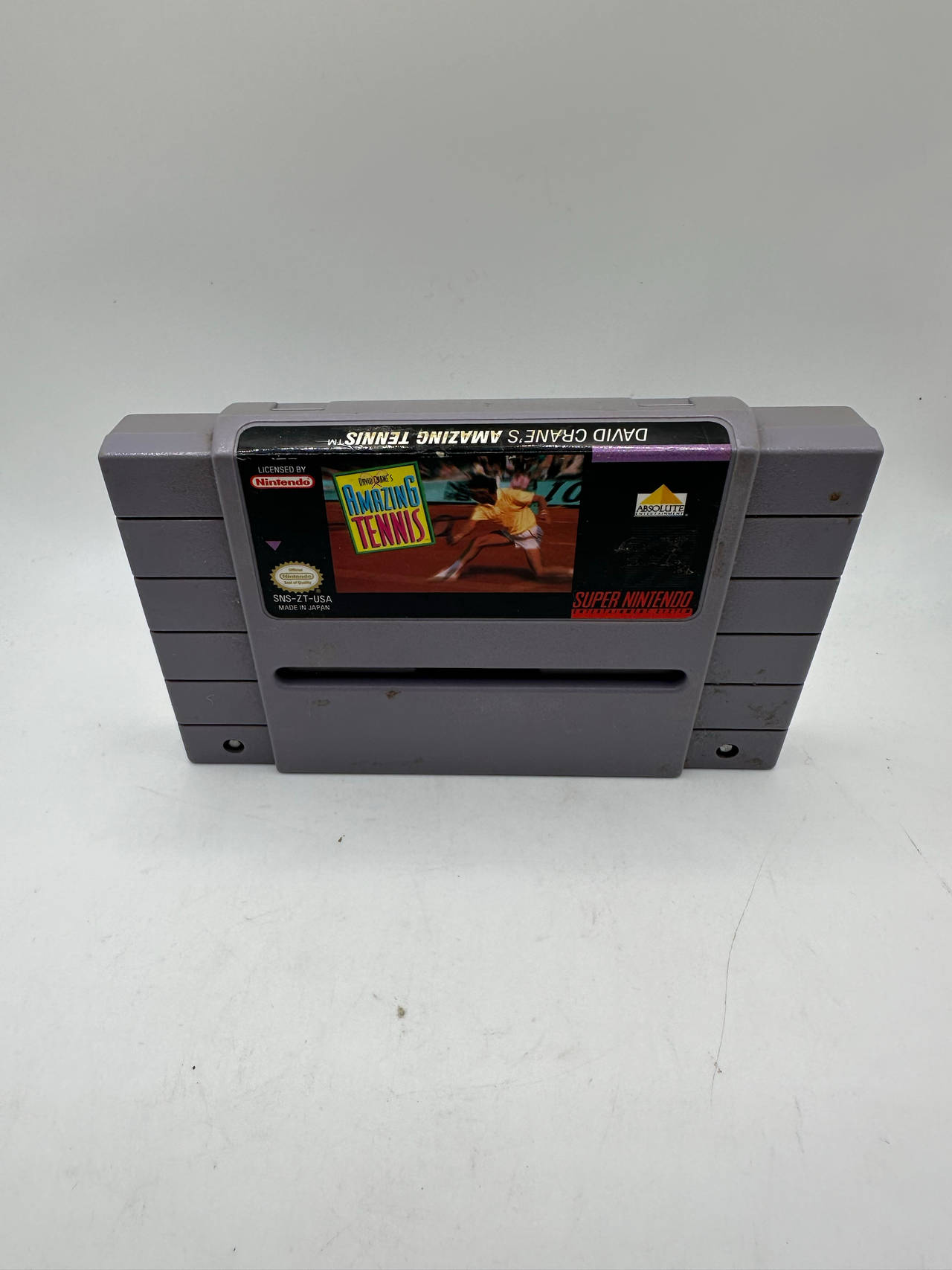 David Crane's Amazing Tennis - Super Nintendo - TESTED