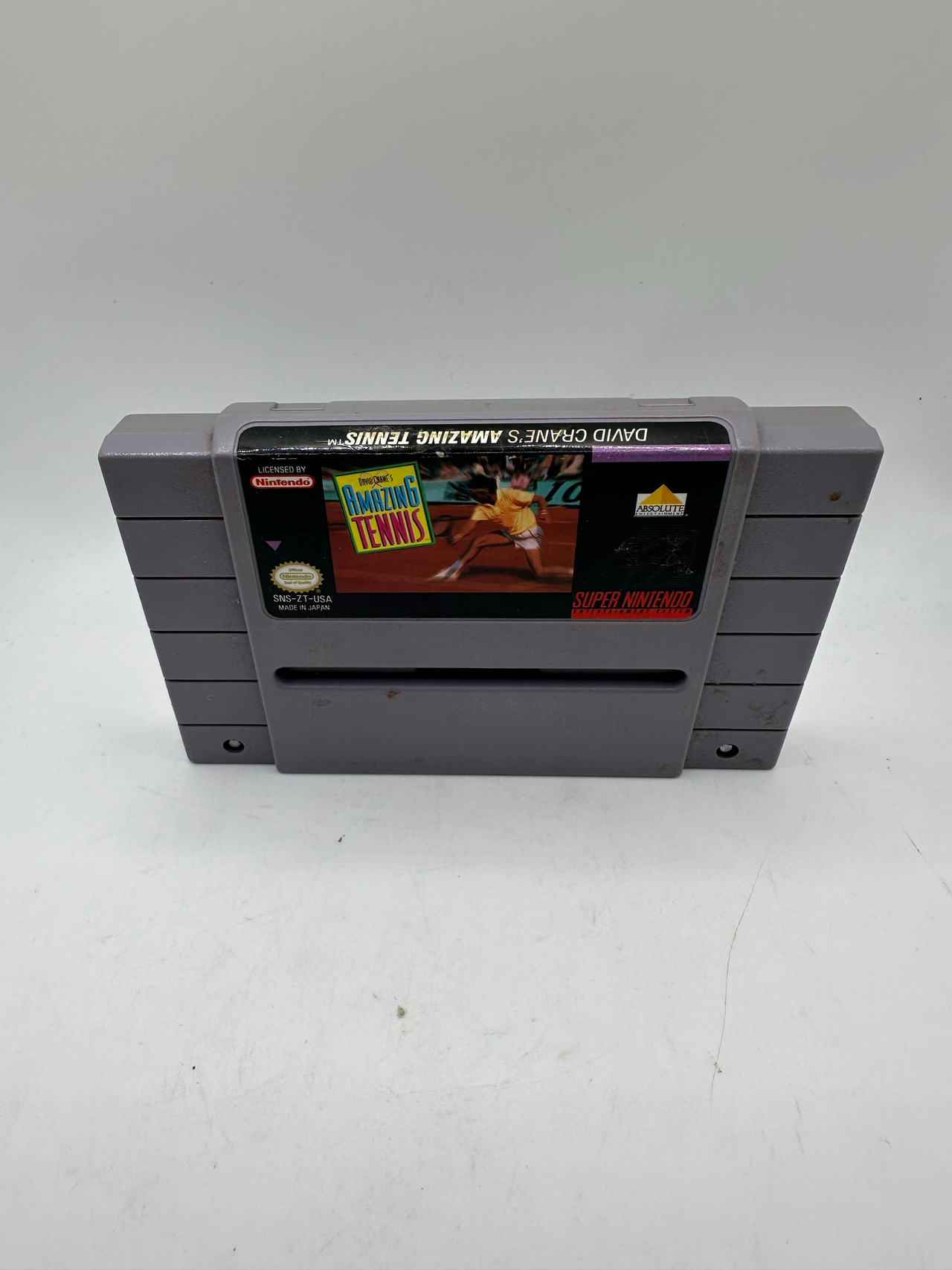 David Crane's Amazing Tennis - Super Nintendo - TESTED