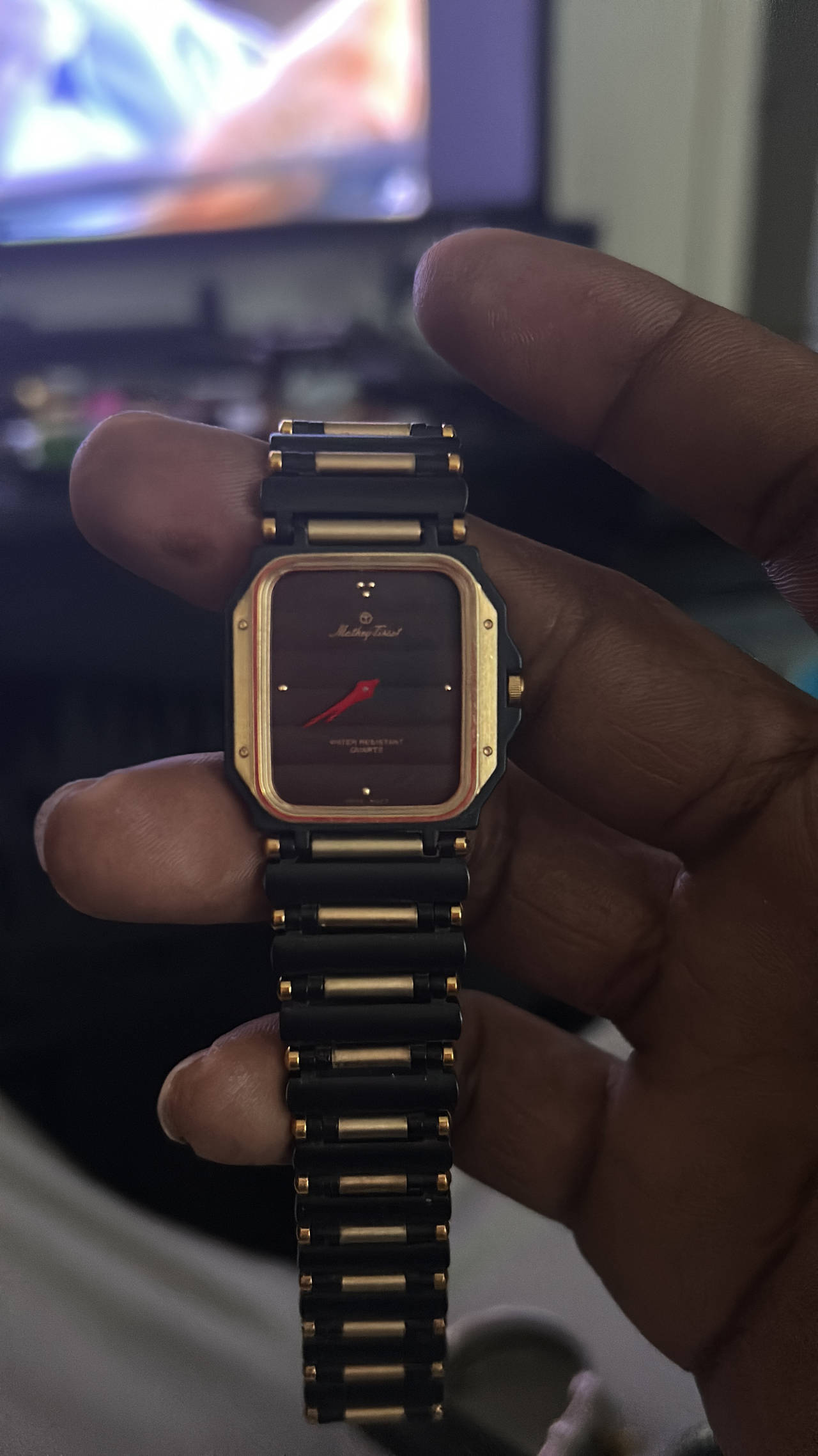 Mathey-Tissot Vintage Quartz Two-Tone Watch