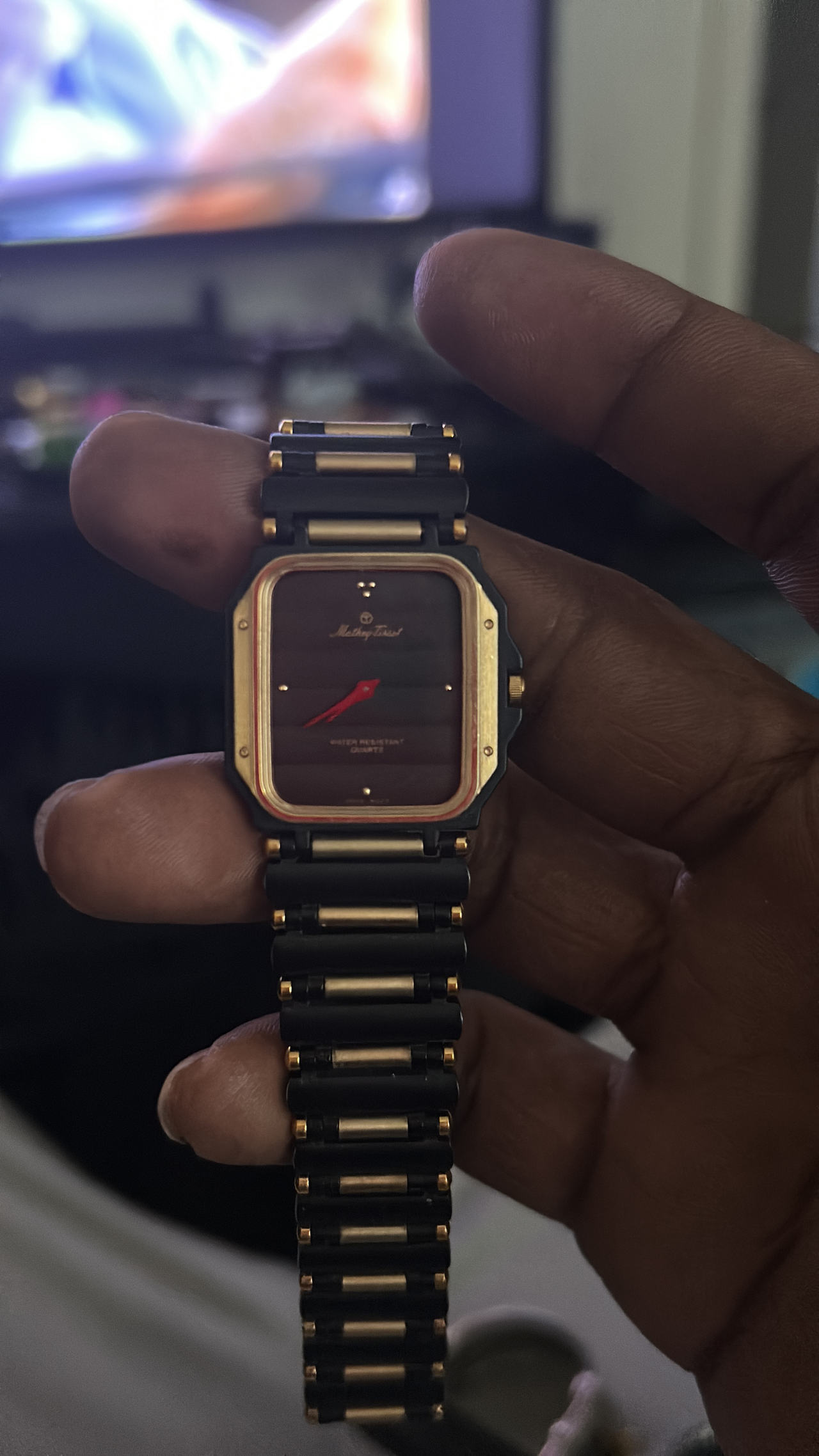 Mathey-Tissot Vintage Quartz Two-Tone Watch