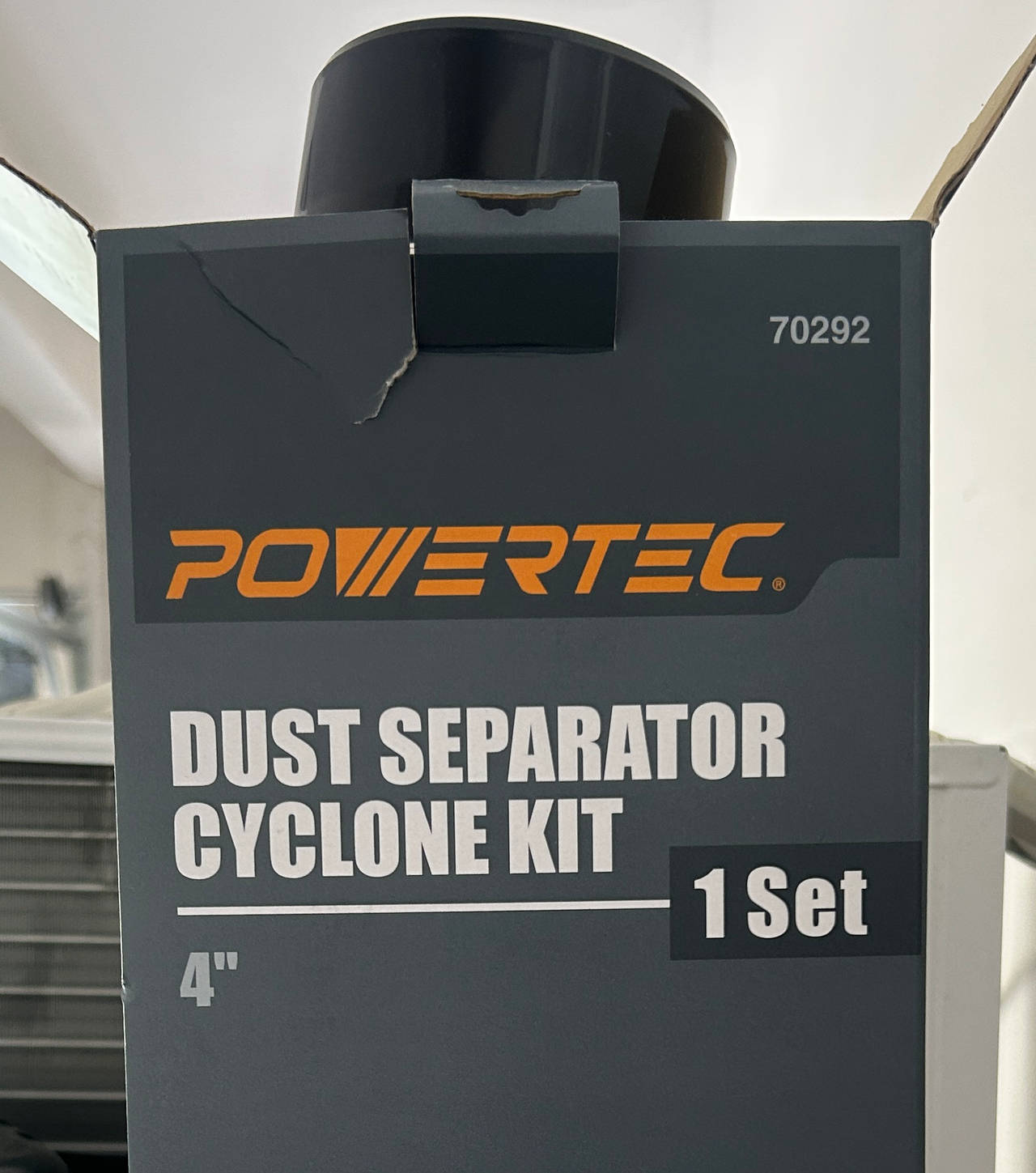 POWERTEC 70292 4-Inch Dust Separator Cyclone Kit