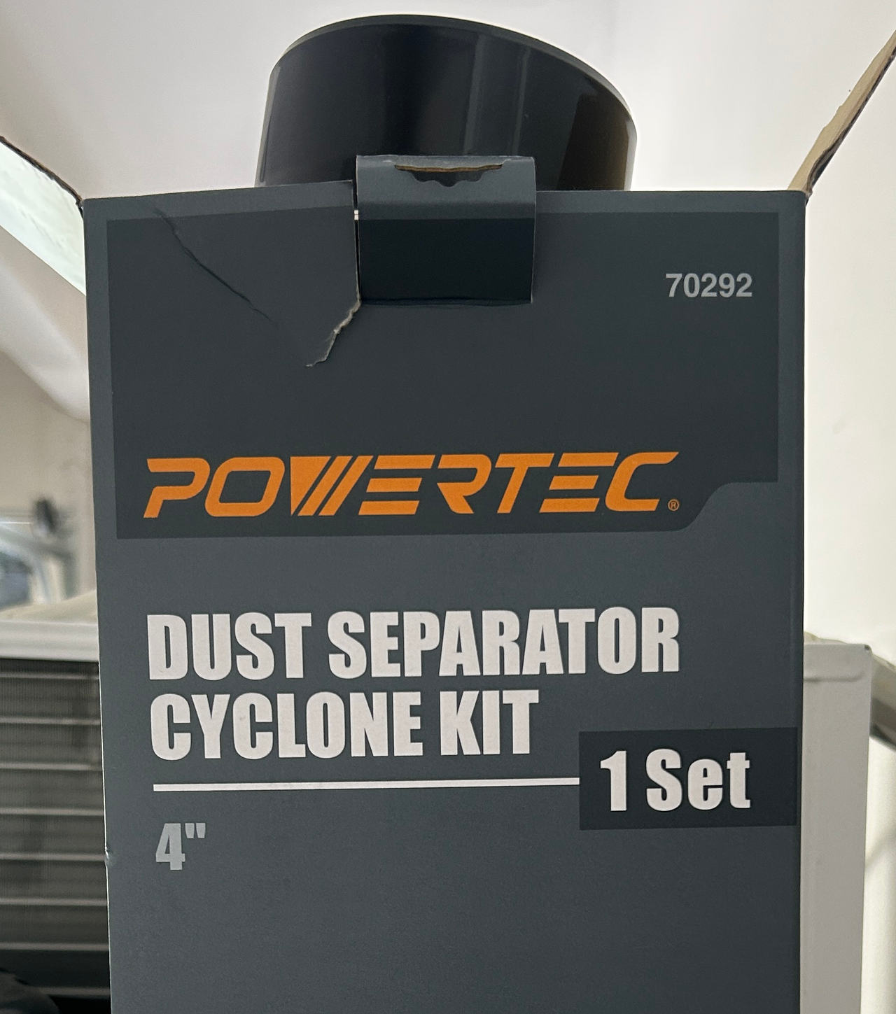 POWERTEC 70292 4-Inch Dust Separator Cyclone Kit