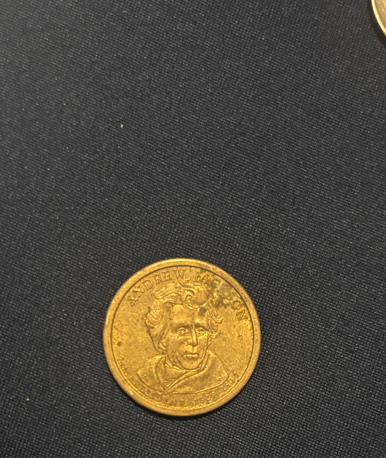 2008 Andrew Jackson Presidential Dollar Coin