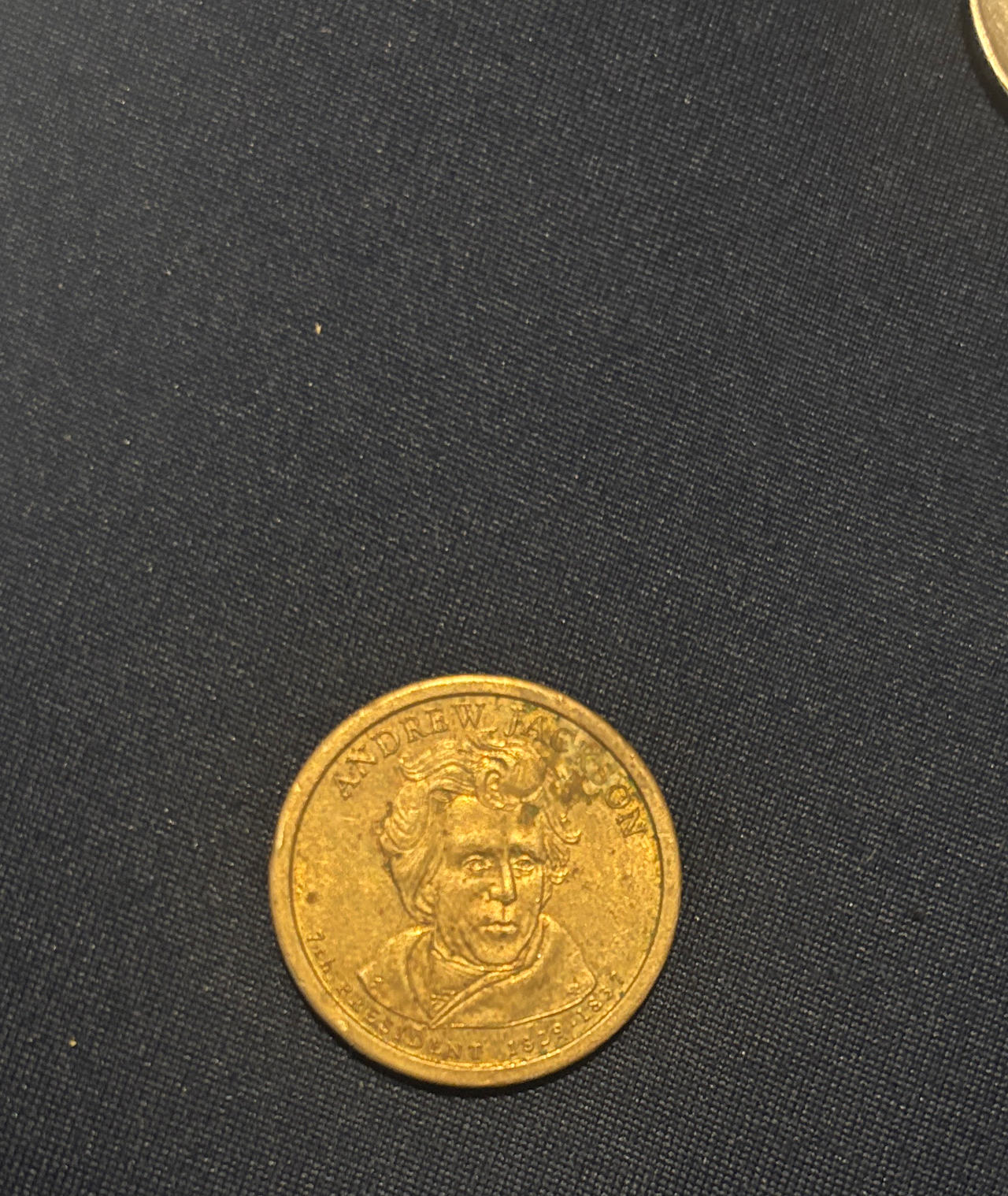 2008 Andrew Jackson Presidential Dollar Coin