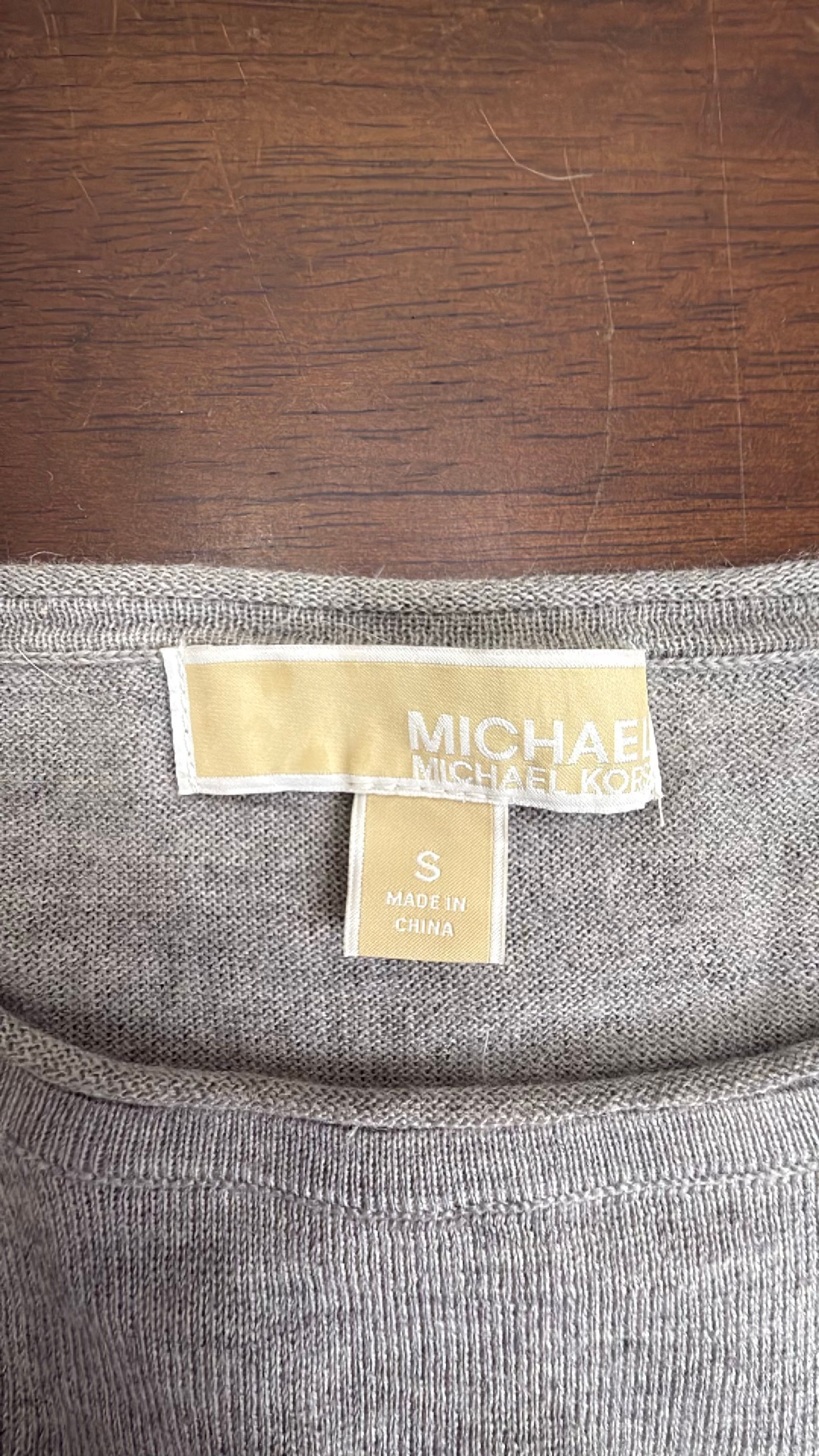 Michael Kors Grey Long Sleeve Sweater - Image 2