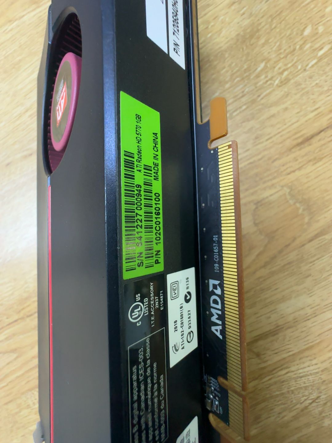 Apple ATI Radeon HD 5770 1GB Video Card