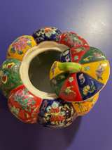 Chinese Famille Rose Porcelain Pumpkin Box - Image 5