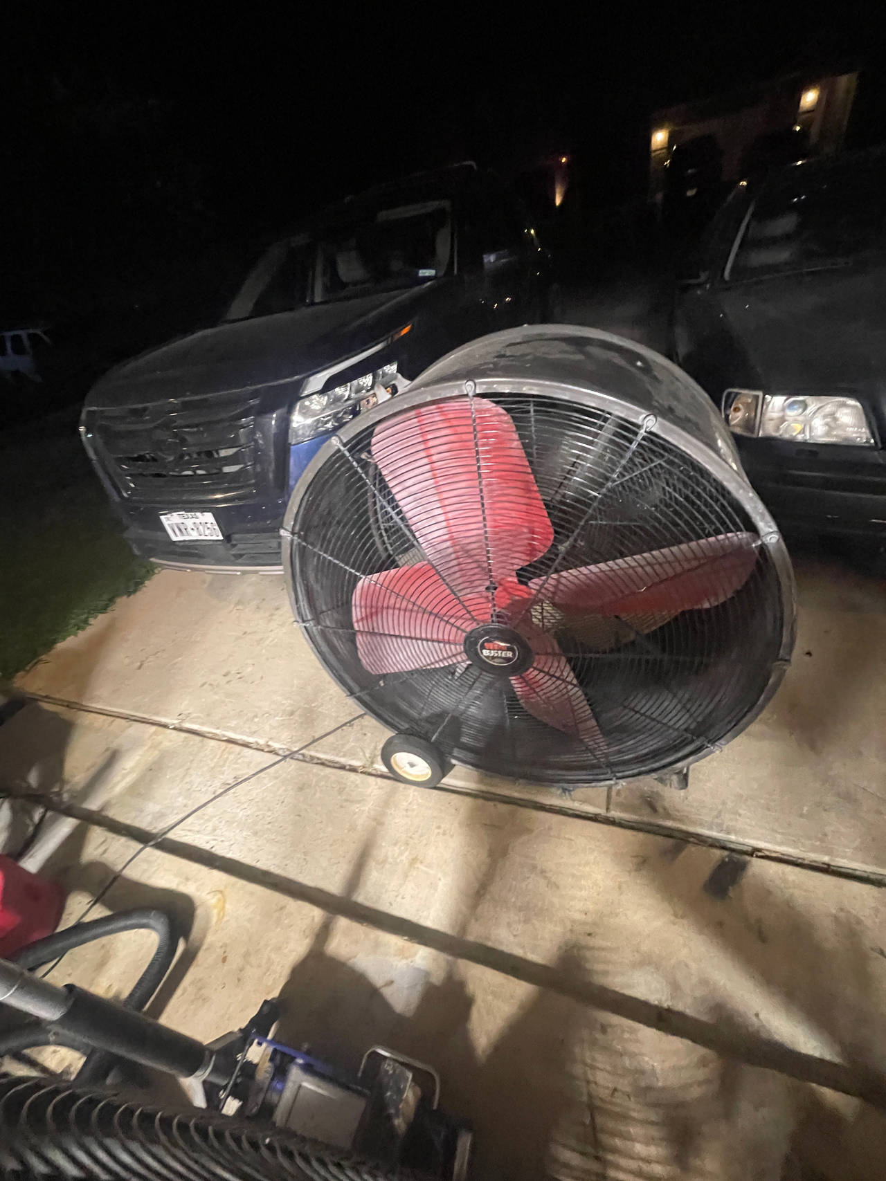 Big industrial floor fan