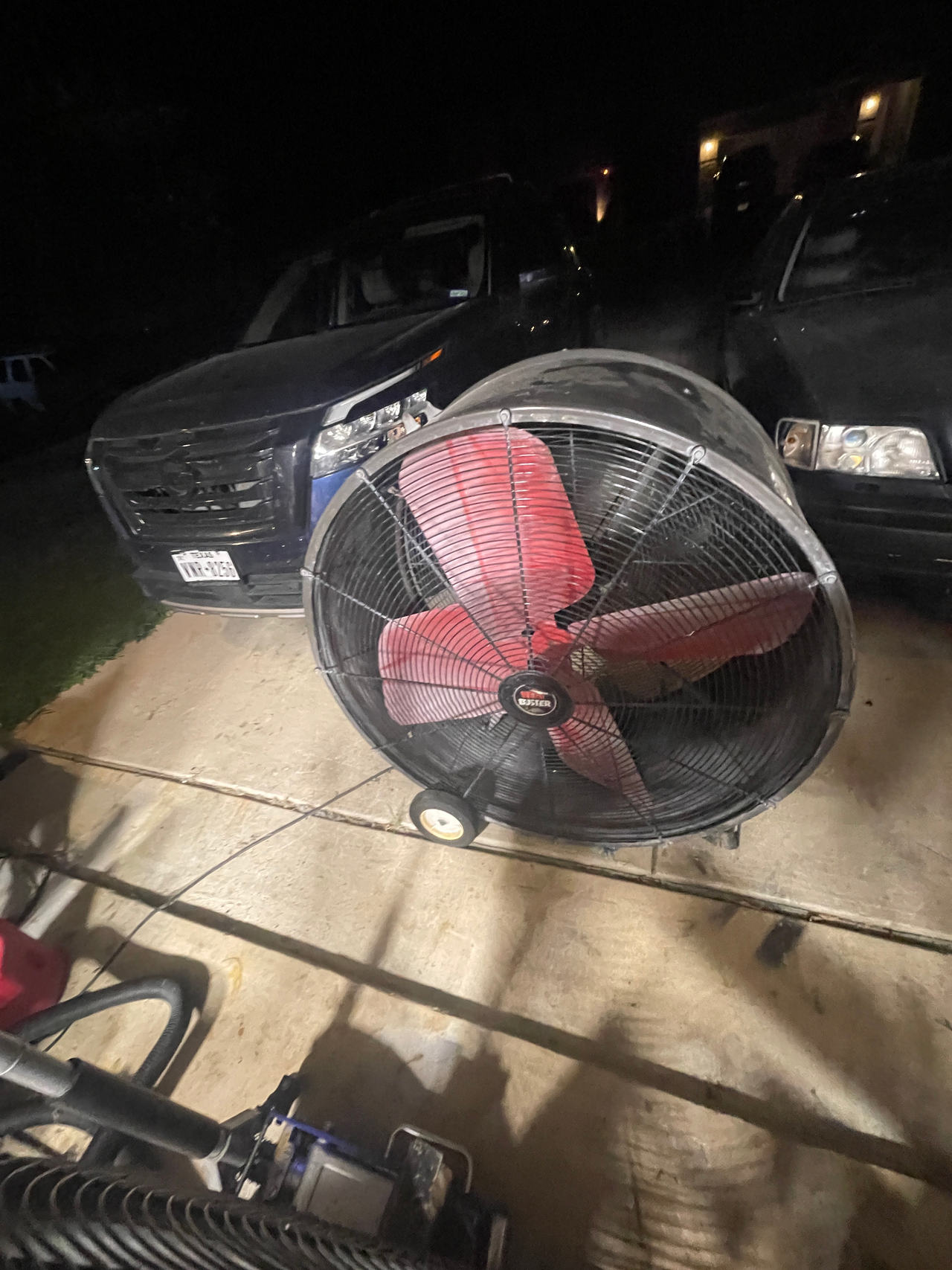 Big industrial floor fan
