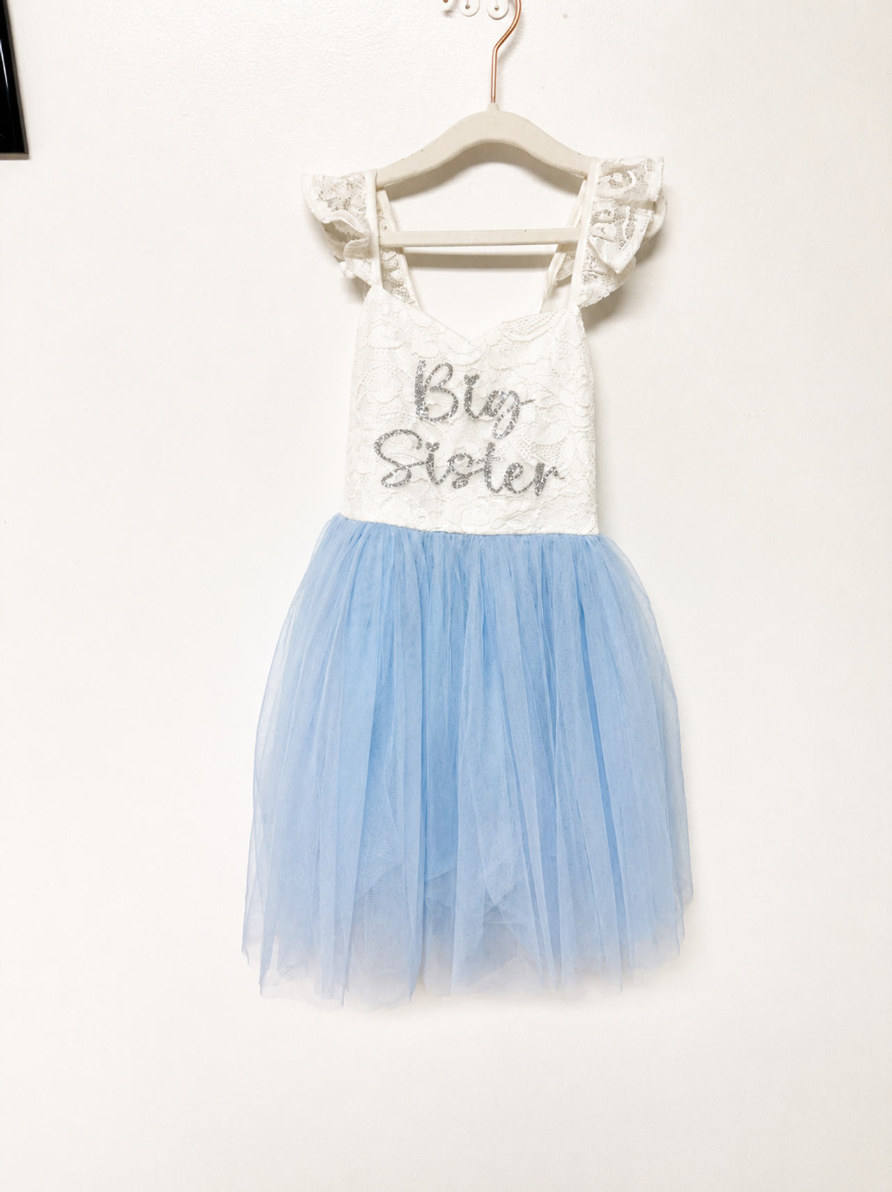 Big Sister Lace Tulle Tutu Dress