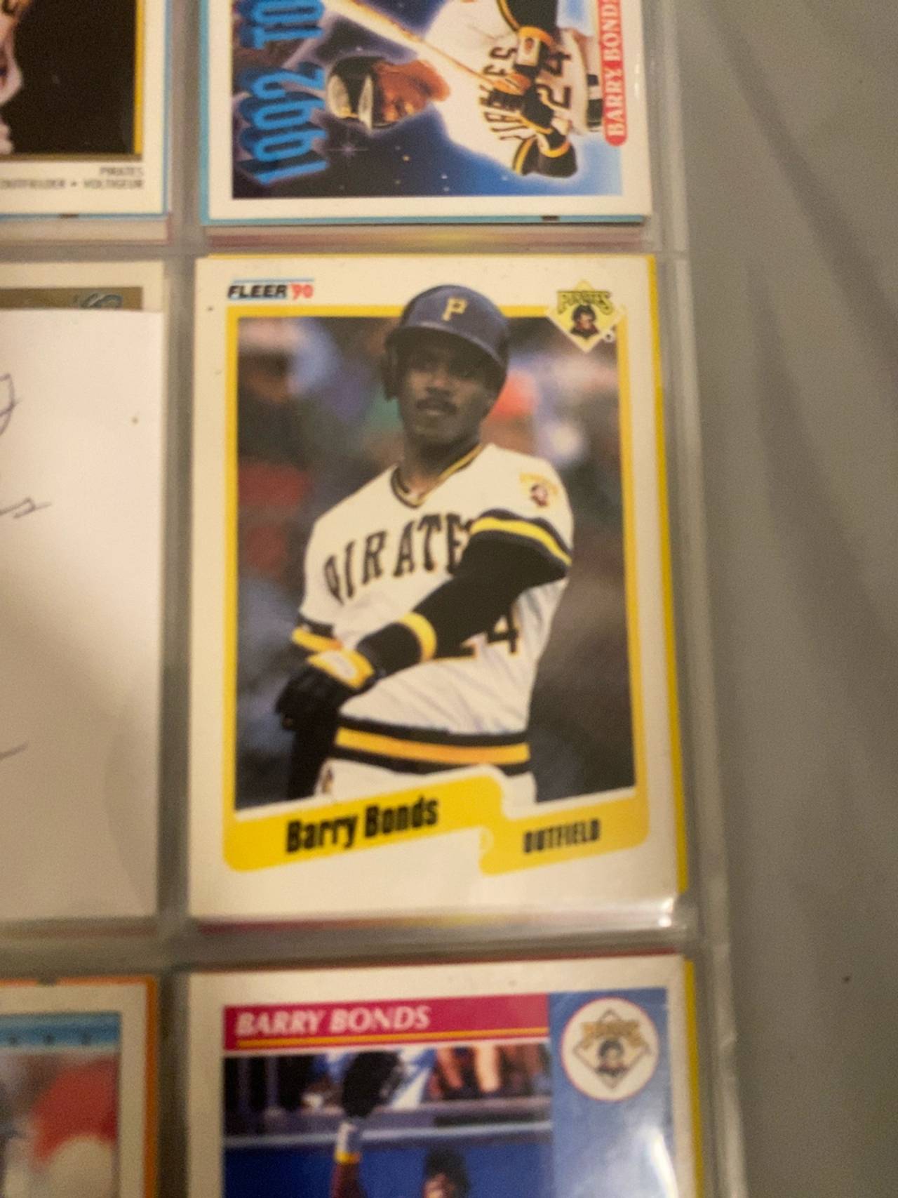 Fleer 1990 Barry Bonds #461 Baseball Card