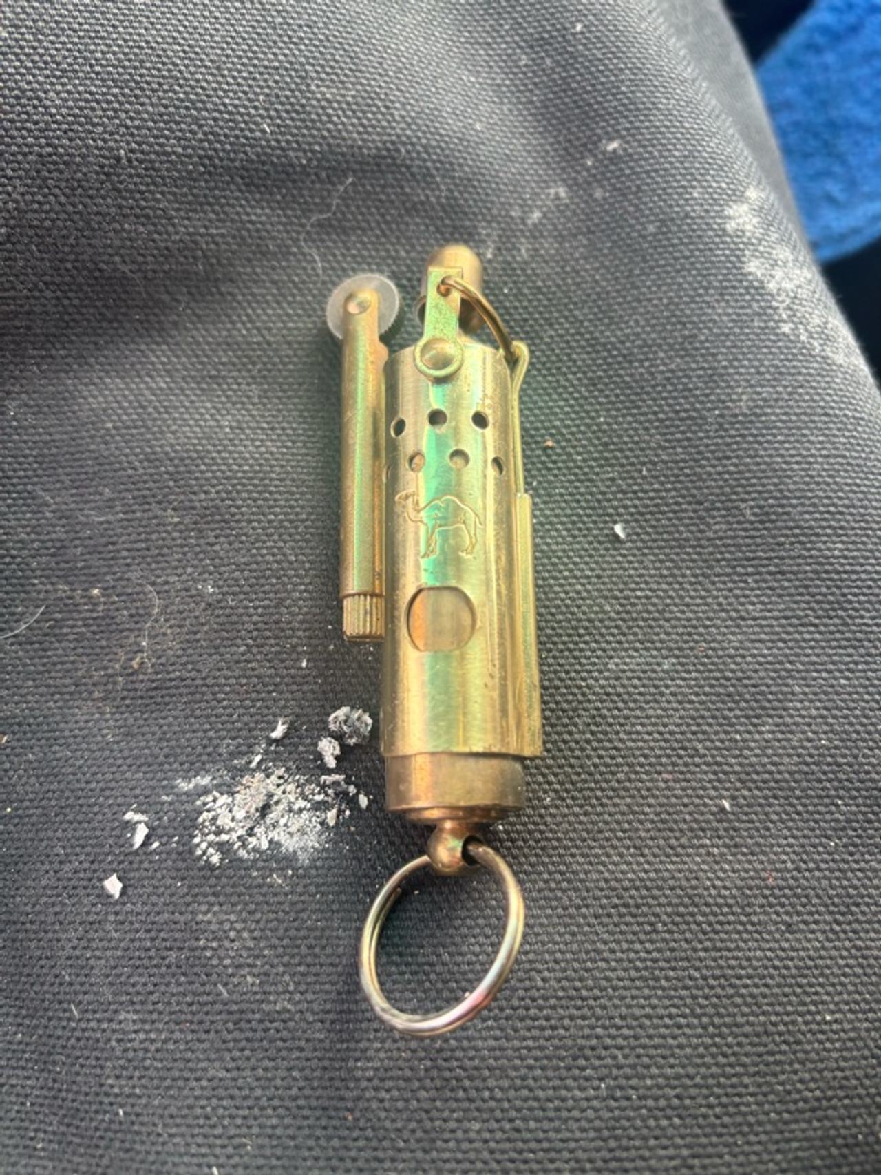 Camel Vintage Brass Trench Lighter 