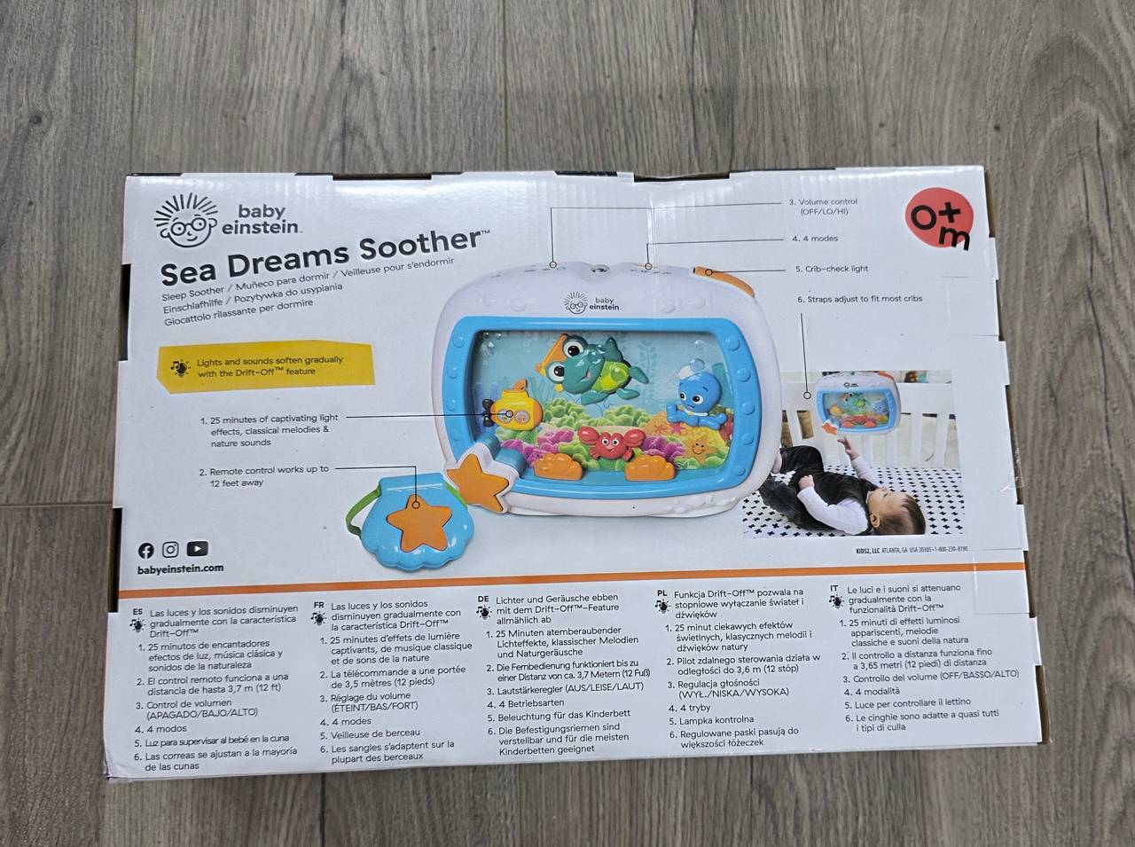 Baby Einstein Sea Dreams Soother Musical Crib Toy and Sound Machine
