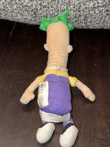 Ferb Plush Doll Disney Store 8” TV Show Cartoon Kids Toy  - Image 2