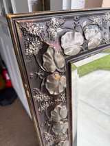 Large Ornate Floral Framed Wall Mirror - Image 2