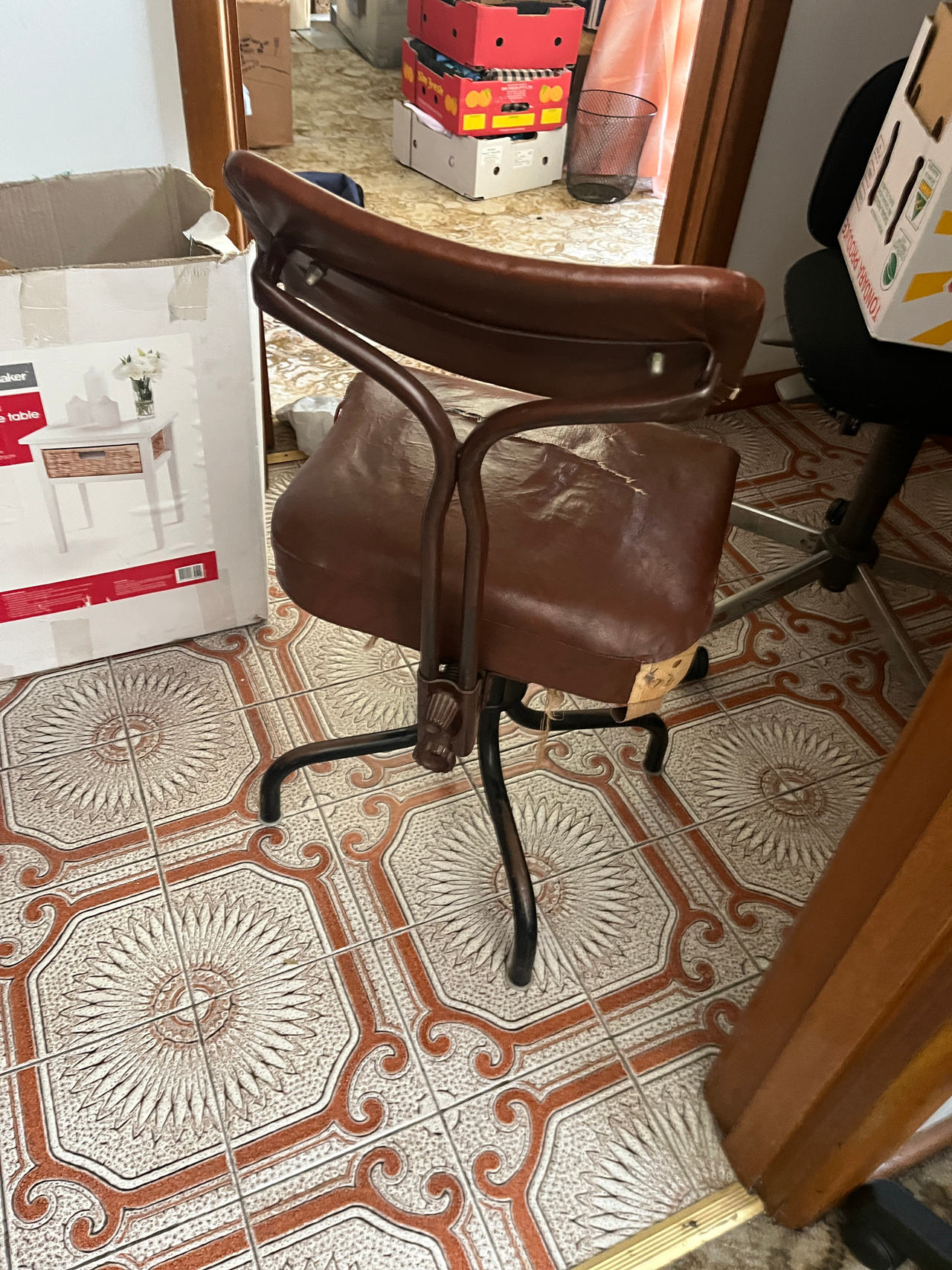 Vintage Industrial Swivel Chair