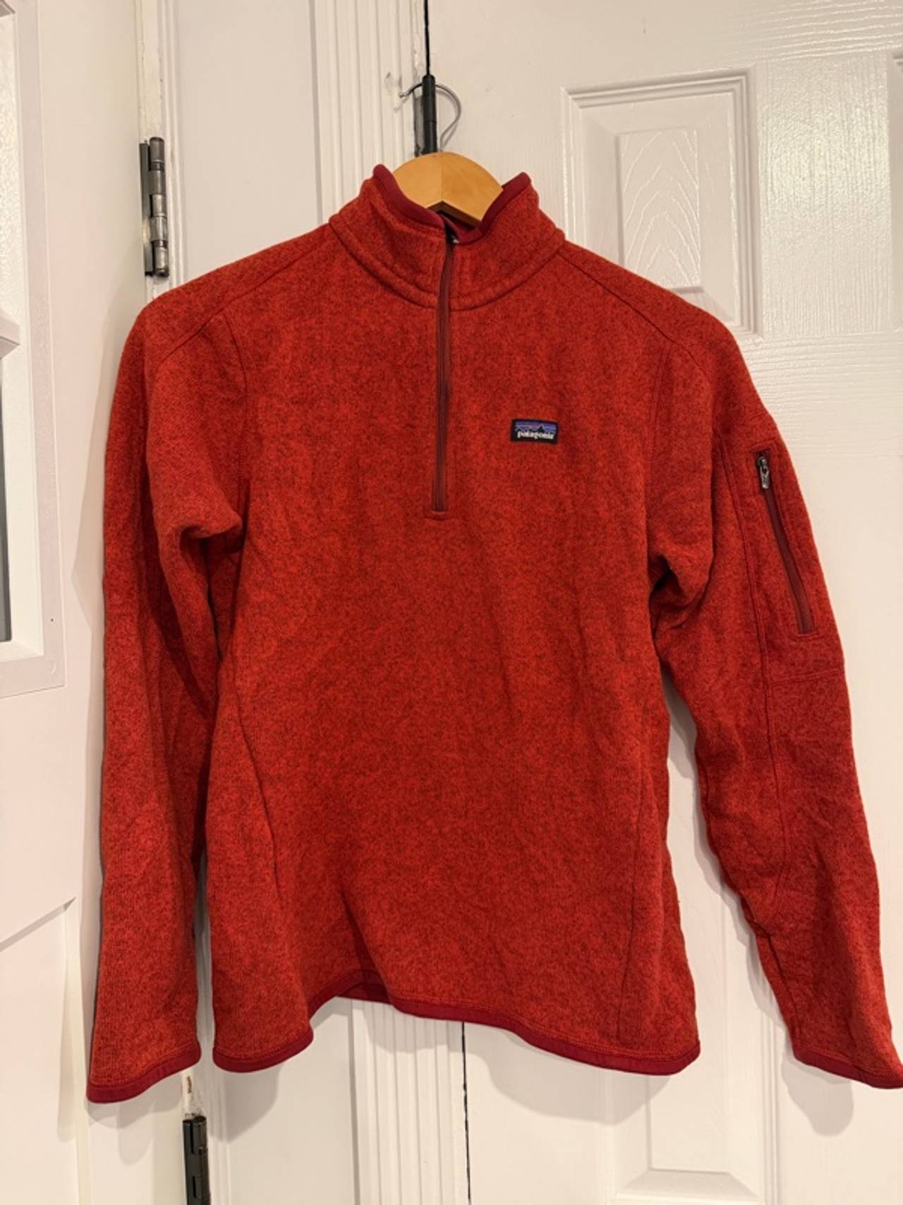 Patagonia Women's Better Sweater 1/4 Zip - Red Medium 