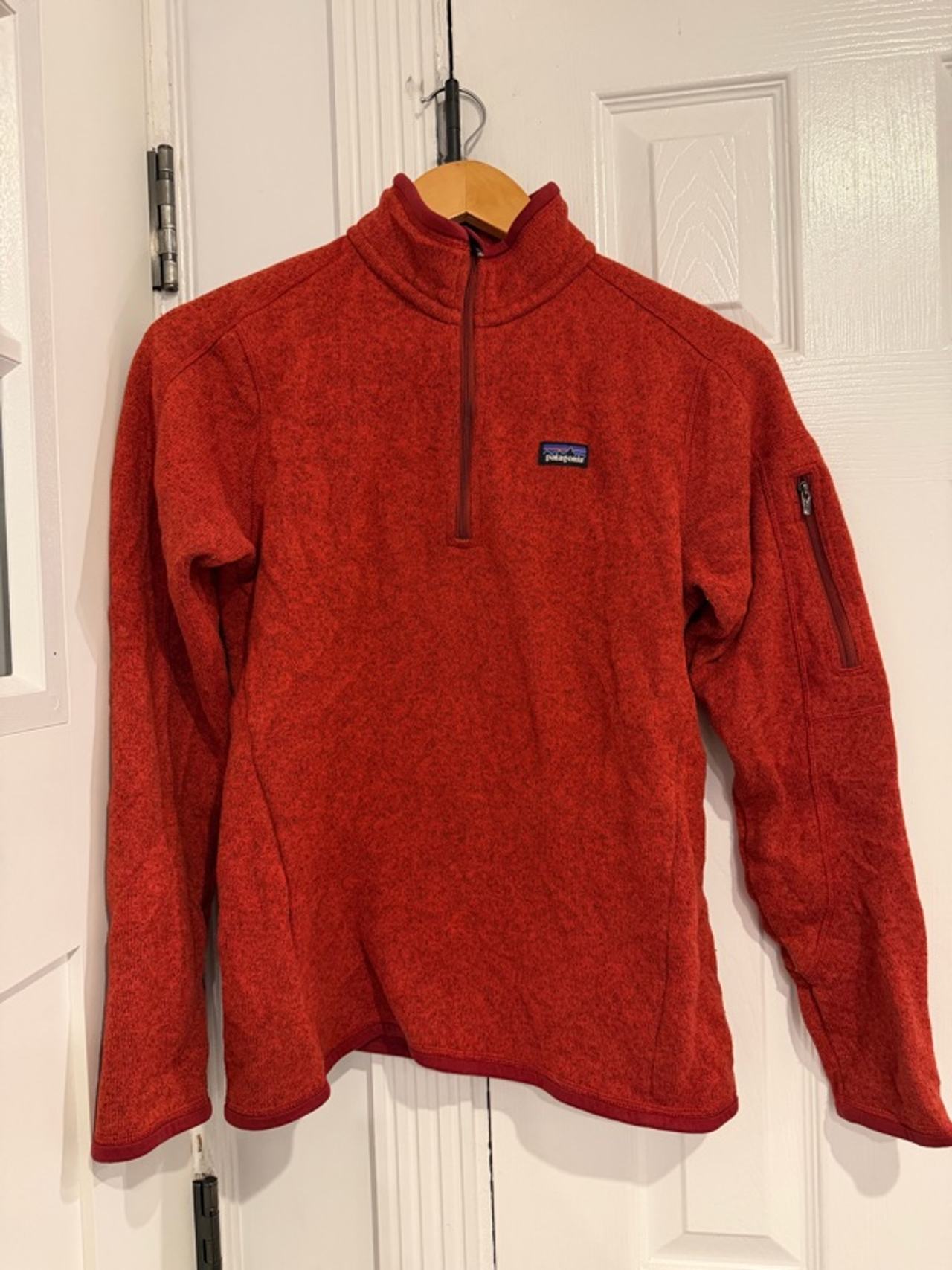 Patagonia Women's Better Sweater 1/4 Zip - Red Medium 
