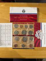 1987 United States Mint Uncirculated Coin Set - Image 2