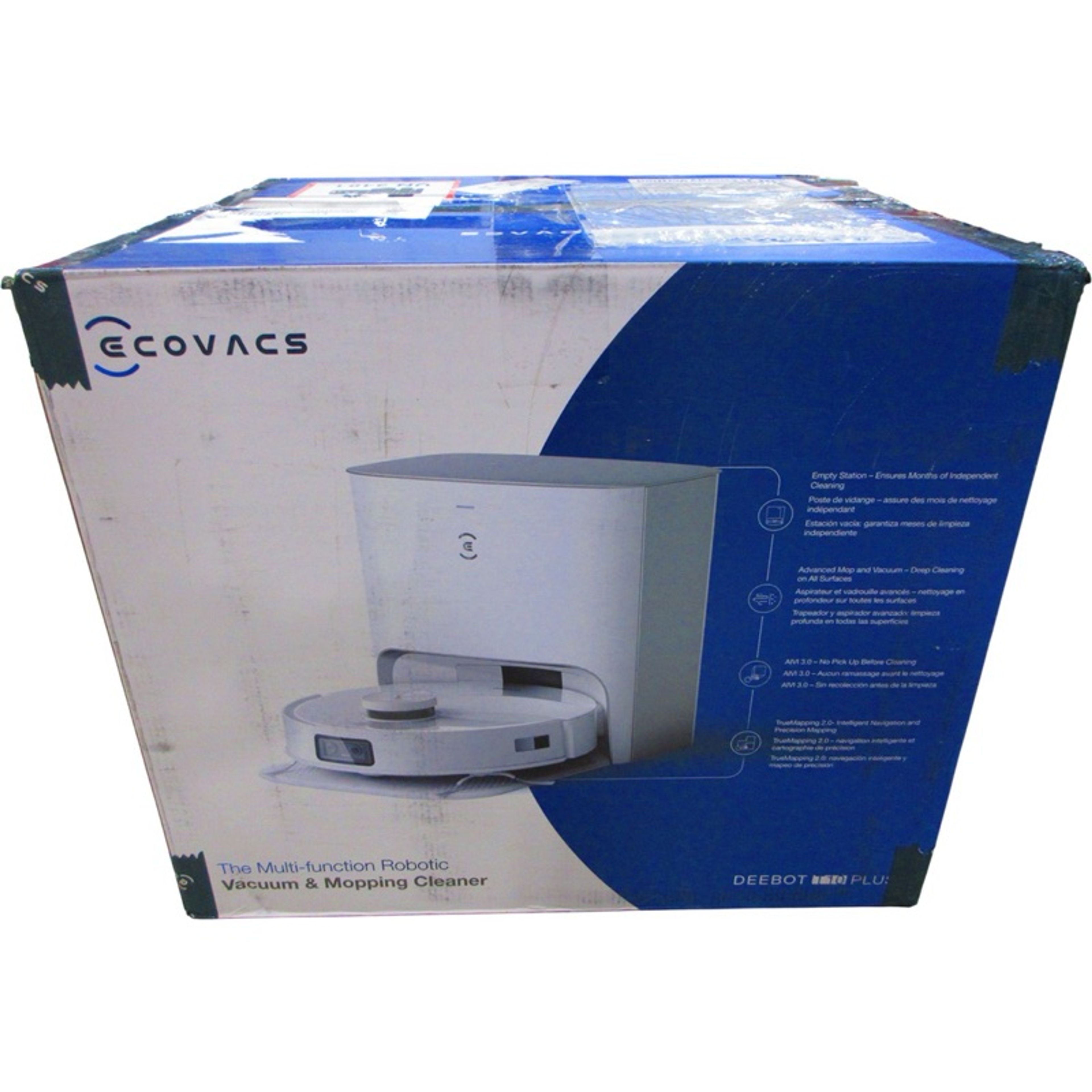 ECOVACS DEEBOT T10 Plus White Robot Vacuum & Mop