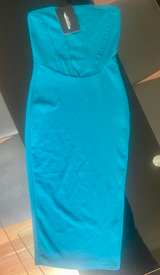 PrettyLittleThing Strapless Midi Dress - Image 1