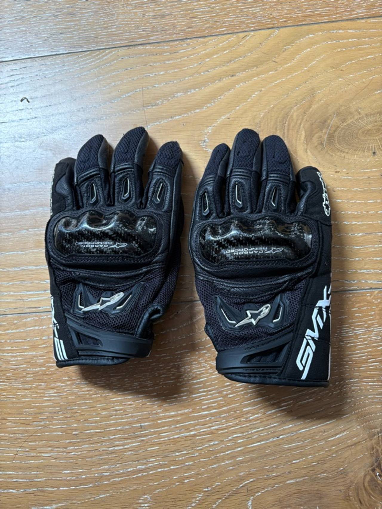Alpinestars Stella SMX-2 Air Carbon V2 Black Motorcycle Gloves 