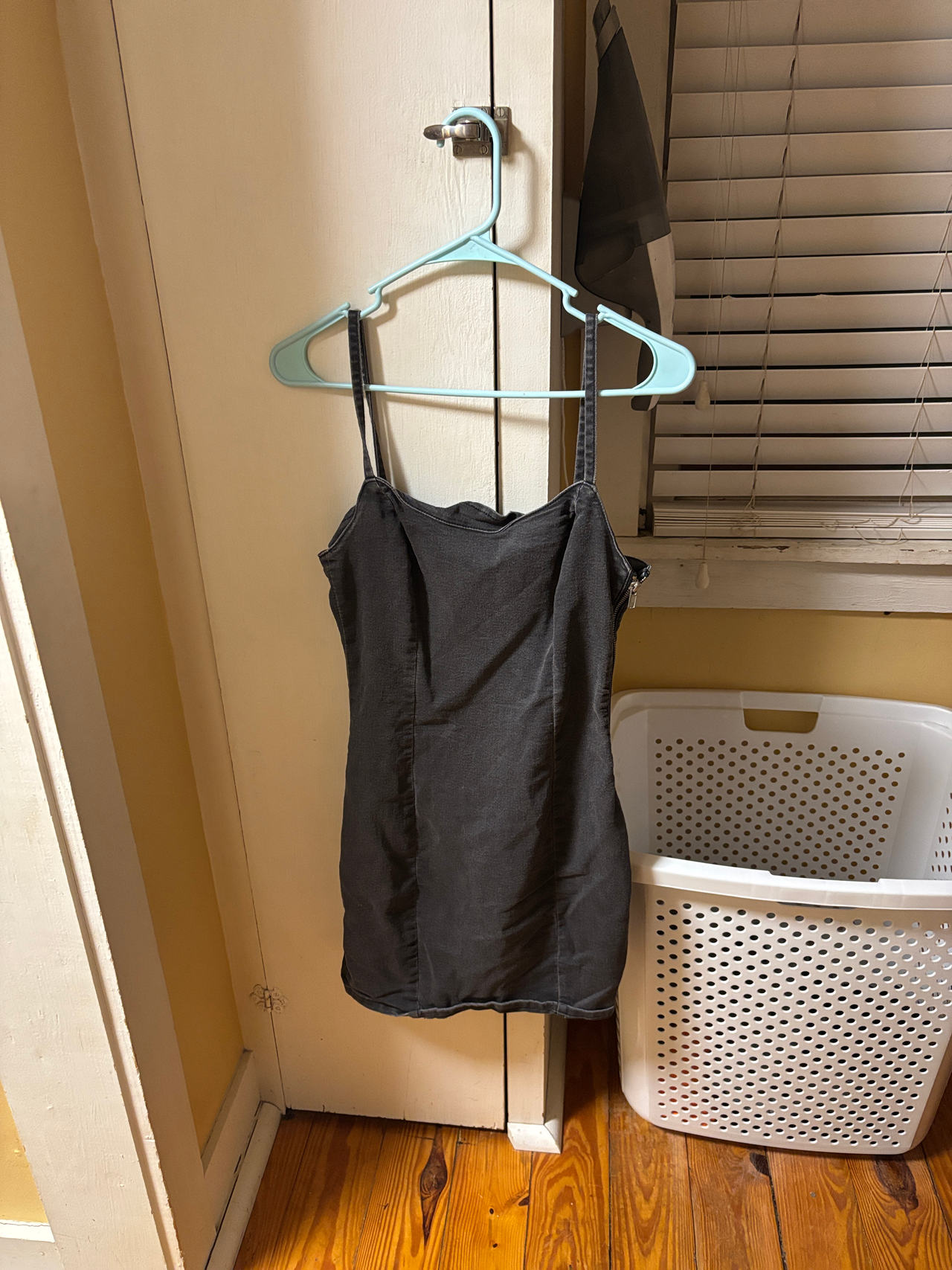 Wild Fable Black Denim Mini Dress