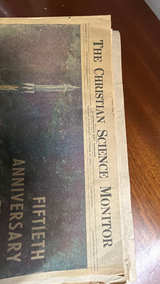 rare newspaper Popular the Christian Science Boston Saturday October 1958 - Image 4
