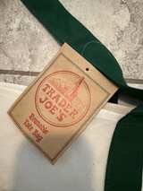 Trader Joe's Large Canvas Tote Bag Green/Off-White - Image 3