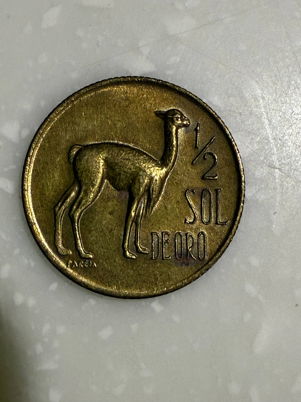 Peru 1/2 Sol de Oro Coin 1969 E17