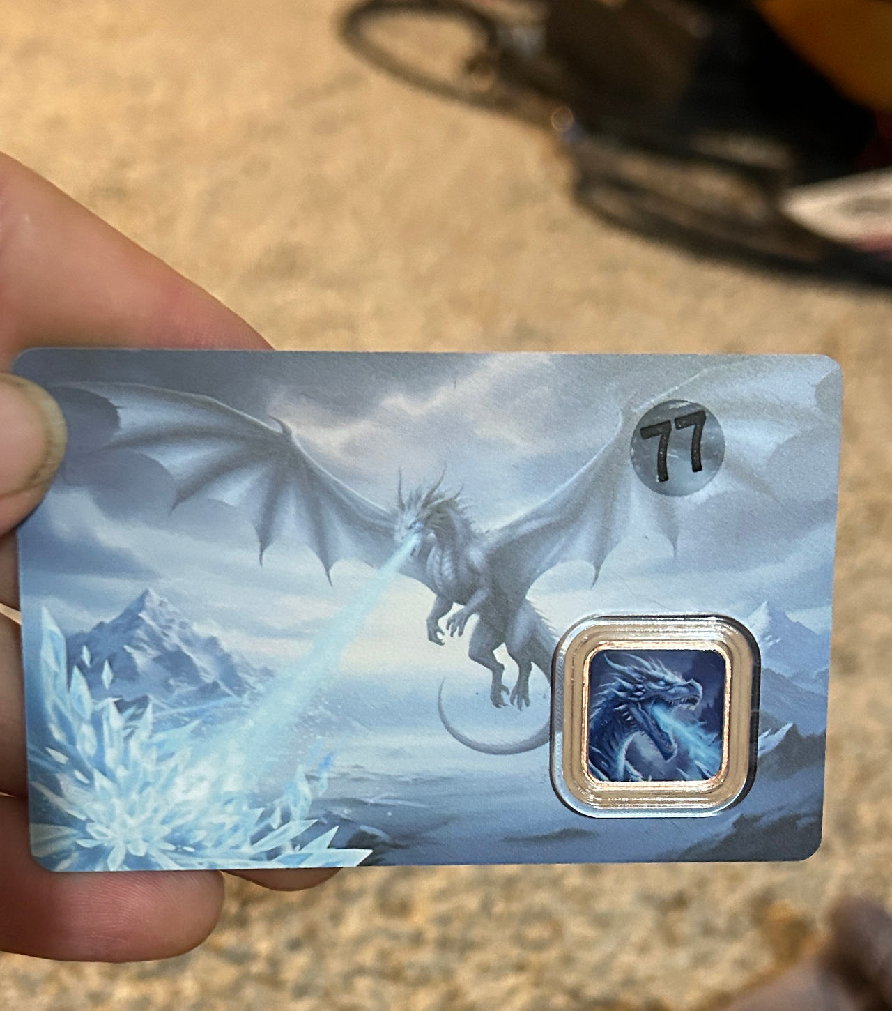 PAMP Suisse Dragons of the World Ice Dragon 1 Gram Copper Bar