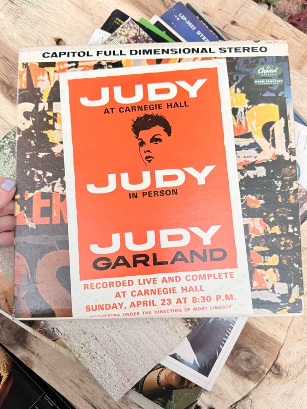 Judy Garland Judy at Carnegie Hall Double LP Vinyl