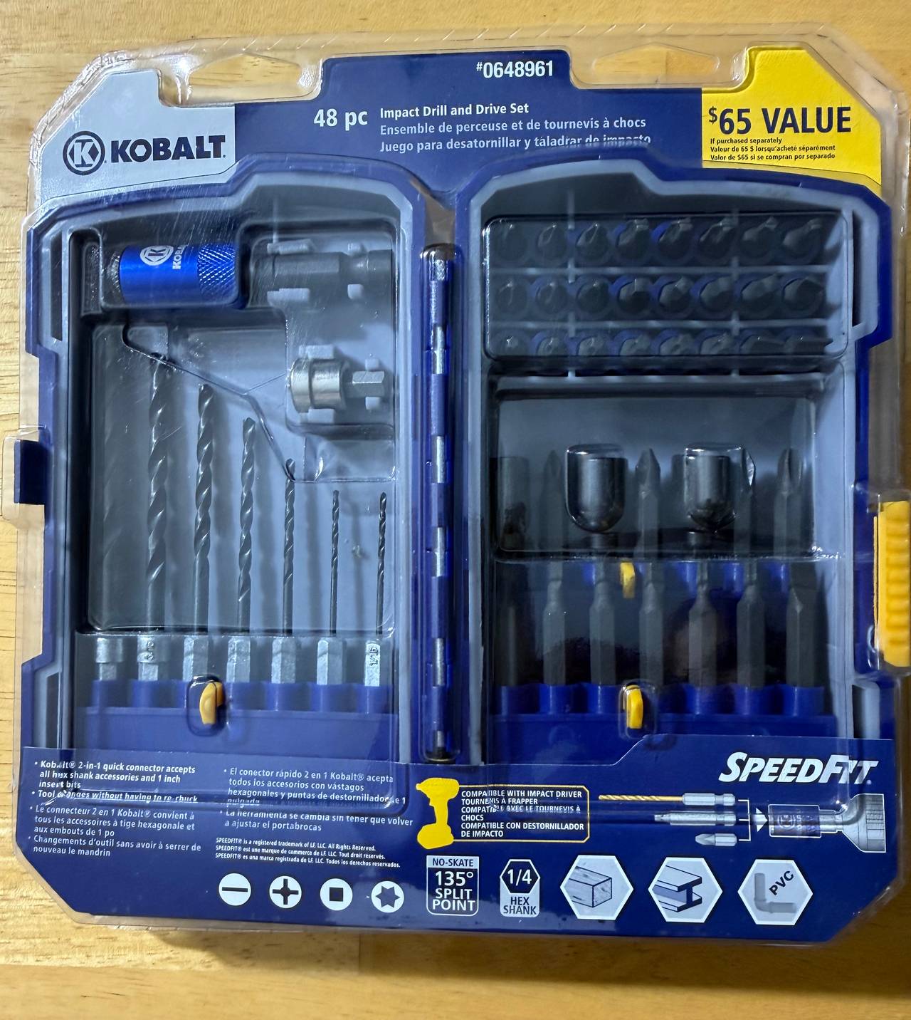 Kobalt 48-Piece Impact Drill/Drive Bit Set