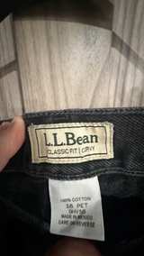 Black L.L.Bean Double L Relaxed Fit Jeans Womens Size 16 Petite - Image 2